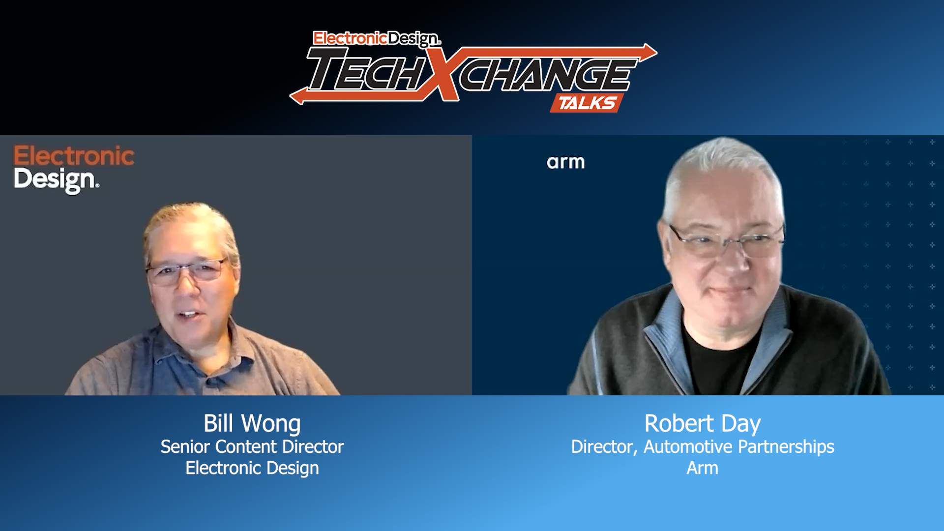 Tech Xchange Talks Arm Robert Day