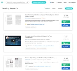 2. Papers With Code offers an online repository of research papers and code that anyone can use to build AI applications. 2. Papers With Code offers an online repository of research papers and code that anyone can use to build AI applications.