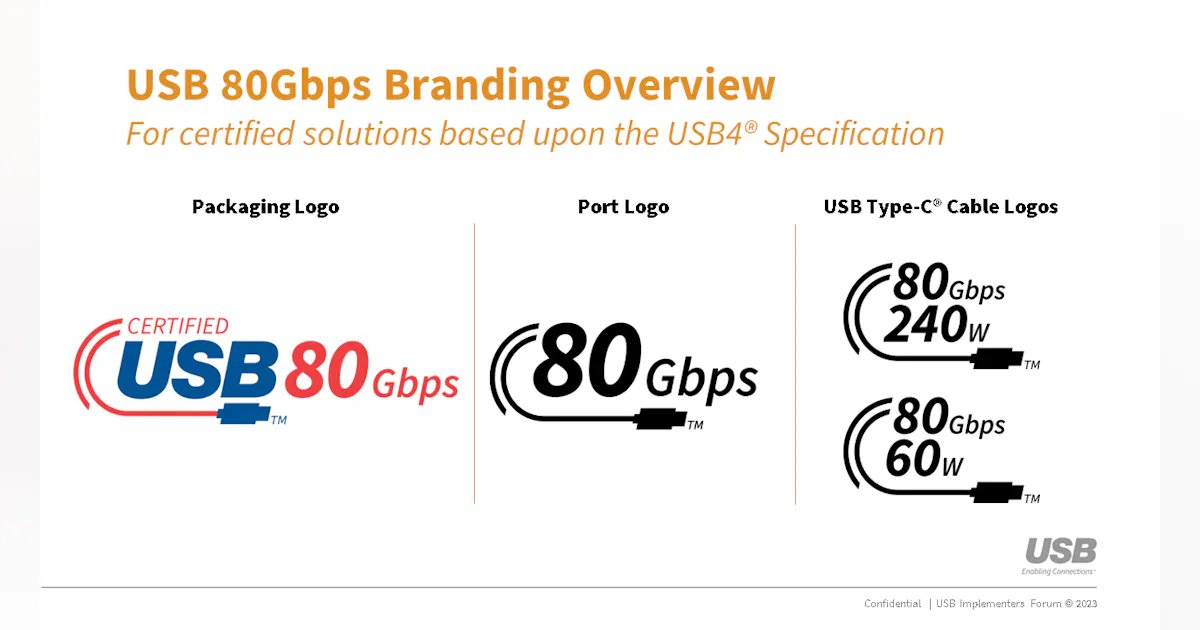 Labeling Usb USB Sports New Labeling, Pushes 80 Gbits/s | Electronic Design