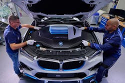 In BMW&rsquo;s view, by 2027 or 2028, there will be a scarcity of raw materials needed to build EVs if the industry continues to ramp up production. That&rsquo;s where hydrogen comes in.