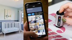 The Variable Color Muse IoT device (right) contains an ams OSRAM color sensor that communicates the color it sees to a smartphone app (center). The Variable Color Muse IoT device (right) contains an ams OSRAM color sensor that communicates the color it sees to a smartphone app (center).