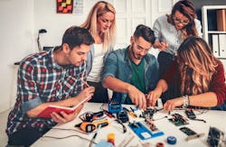 Outside view of a customized kit from Newark that was created specifically for university students. Outside view of a customized kit from Newark that was created specifically for university students.