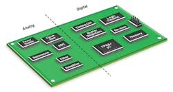 1. Partition of analog and digital circuits. 1. Partition of analog and digital circuits.