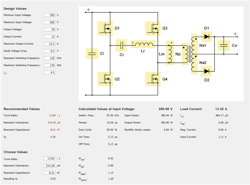 1. Power Stage Designer supports 21 power-supply topologies, including the LLC full-bridge converter shown here. 1. Power Stage Designer supports 21 power-supply topologies, including the LLC full-bridge converter shown here.
