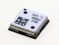 Shown is the M20071-1 receiver module, which uses two dc supply inputs, BV to power the RAM and RTC parts of the receiver, and VCC to power the digital and processing parts. VCC can be removed to place the receiver in power-saving mode. This receiver also saves battery power by operating in three modes: standby, backup, and periodic. Shown is the M20071-1 receiver module, which uses two dc supply inputs, BV to power the RAM and RTC parts of the receiver, and VCC to power the digital and processing parts. VCC can be removed to place the receiver in power-saving mode. This receiver also saves battery power by operating in three modes: standby, backup, and periodic.