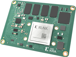 2. The Kria K26 SOM has a Zynq UltraScale+ MPSoC and adds memory and support logic on the PCB. 2. The Kria K26 SOM has a Zynq UltraScale+ MPSoC and adds memory and support logic on the PCB.
