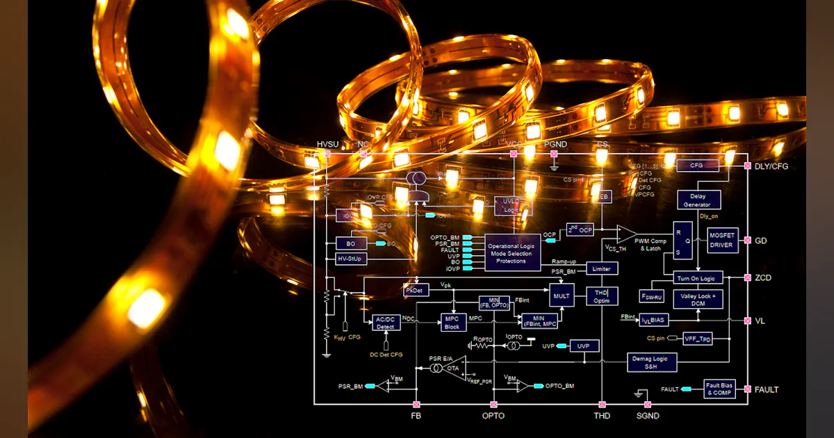 Advanced AC-Line LED Flyback Controller Packs Features, Functions ...