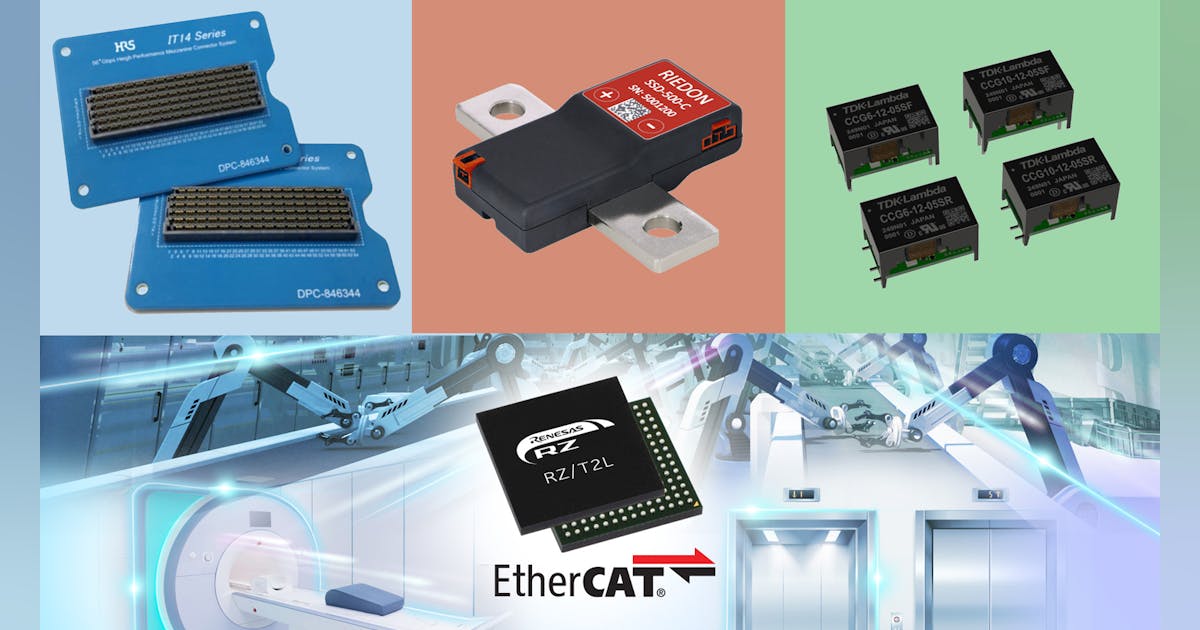 Products of the Week: Digital DC Current Sensors, High-Density ...