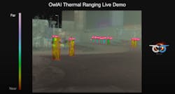 1. Thermal imaging can reliably detect people even when the air temperature is 98.6°F, such as on this summer day in Detroit. 1. Thermal imaging can reliably detect people even when the air temperature is 98.6°F, such as on this summer day in Detroit.