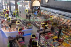 2. This camera uses an AI model to monitor customer activity in a smart retail store. 2. This camera uses an AI model to monitor customer activity in a smart retail store.