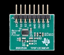 2. This evaluation module is designed to evaluate the performance of the TPSF12C3-Q1, which is designed to improve the common-mode EMI filter in three-phase ac power systems.