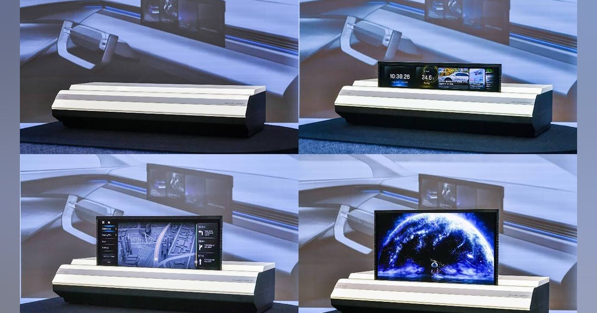 World’s First Automotive Rollable Display Debuts | Electronic Design