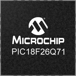 Microchip’s PIC18-Q71 family includes a range of on-chip intelligent analog peripherals, including a differential analog-to-digital converter (ADC). Microchip’s PIC18-Q71 family includes a range of on-chip intelligent analog peripherals, including a differential analog-to-digital converter (ADC).
