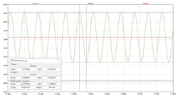 5. Transient simulation results zoomed in. 5. Transient simulation results zoomed in.