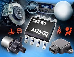 The AS2333Q is a dual CMOS operational amplifier designed with chopping stabilization techniques. This part provides low input offset voltage (8 &mu;V typical) and near zero-drift over time and temperature.