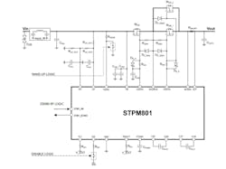 2. The STPM801 from STMicroelectronics is an integrated hot-swap and ideal-diode controller classified for functional-safety applications, which also includes soft-start and ORing protections.