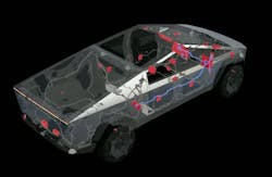 1. Tesla announced that its CyberTruck will use a 48-V low-voltage bus to power its lights, steering, pumps, and other accessories. 1. Tesla announced that its CyberTruck will use a 48-V low-voltage bus to power its lights, steering, pumps, and other accessories.