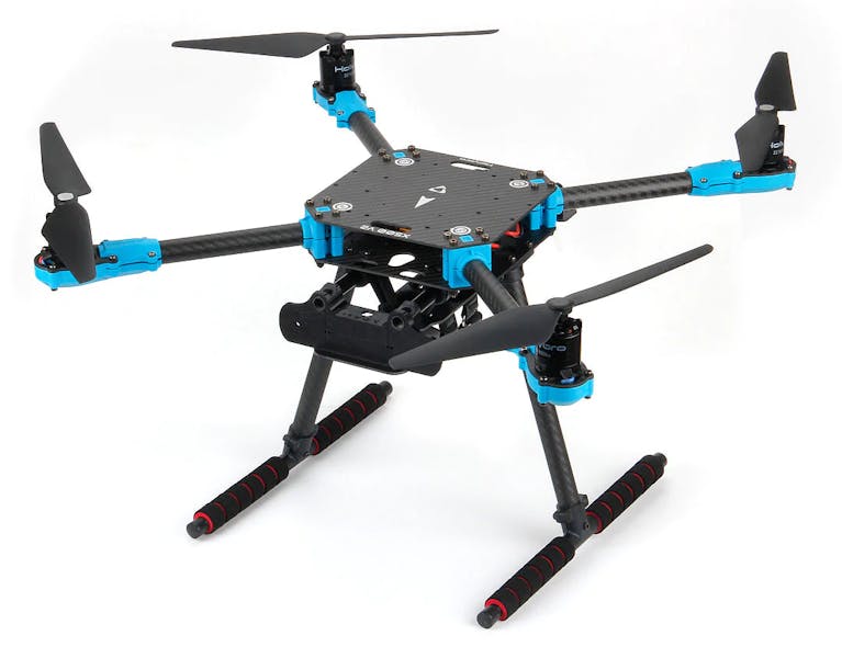 1. The X500 v2 kit provides the base drone and motors. It requires the electronics to control them.