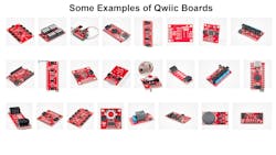 3. Qwiic is an I2C, four-wire interface that works with modules like these.