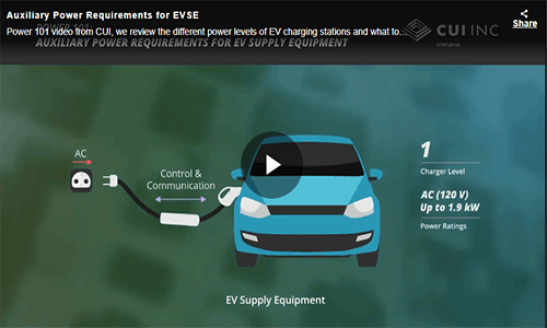 Auxiliary Power Requirements for EVSE Electronic Design