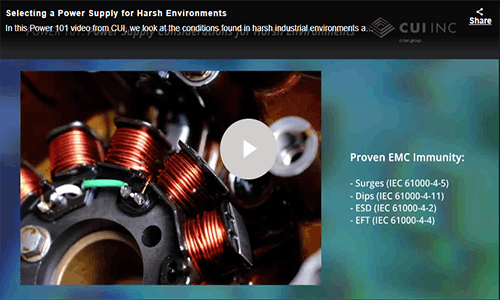 Selecting a Power Supply for Harsh Environments Electronic Design