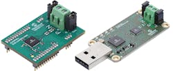 5. Evaluation boards with basic screw-terminal connections are available for RMII-based MCU evaluation boards as well as for USB interfaces.