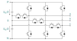 1. The three-level TNPC inverter architecture boosts power and minimizes EMI. 1. The three-level TNPC inverter architecture boosts power and minimizes EMI.
