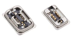 The 5G25 series connectors from Molex deliver high signal-integrity performance. A center shield-in contact within the receptacle or plug isolates each row to boost the overall signal-integrity stability to meet stringent 5G connectivity requirements. The 5G25 series connectors from Molex deliver high signal-integrity performance. A center shield-in contact within the receptacle or plug isolates each row to boost the overall signal-integrity stability to meet stringent 5G connectivity requirements.