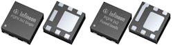 3. Infineon's OptiMOS power MOSFET family is available in a 2-mm by 2-mm PQFN packages. 3. Infineon's OptiMOS power MOSFET family is available in a 2-mm by 2-mm PQFN packages.