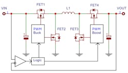1. This buck-boost converter combines both (buck and boost) topologies. 1. This buck-boost converter combines both (buck and boost) topologies.
