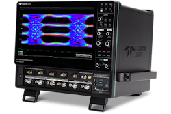The WaveMaster 8000HD oscilloscope features 20 to 65 GHz of bandwidth, 12 bits of resolution, up to a 320-Gsample/s rate, and 8 Gpts of acquisition memory.
