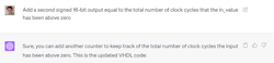 2. Prompting ChatGPT to add a counter to the program. 2. Prompting ChatGPT to add a counter to the program.