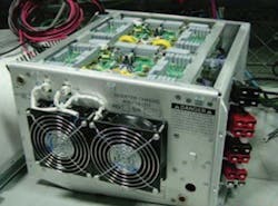 1. Shown is an inverter chassis weighing 37 kg. (Image courtesy of Reference 3) 1. Shown is an inverter chassis weighing 37 kg. (Image courtesy of Reference 3)
