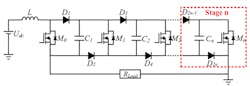6. This is the proposed boost-Marx pulse generator. (Image courtesy of Reference 5) 6. This is the proposed boost-Marx pulse generator. (Image courtesy of Reference 5)
