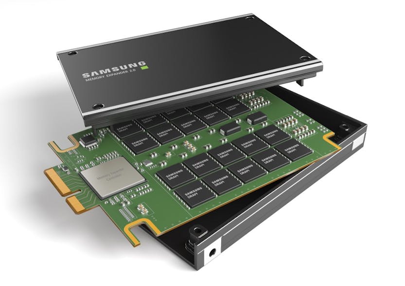 2. Samsung&rsquo;s 512-GB CXL DRAM provides low-latency storage for CXL-based systems.