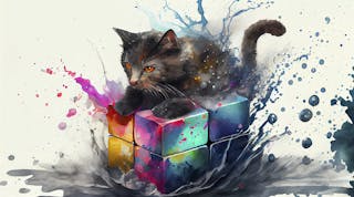 Rubiks Cat Dreamstime L 268115686