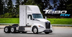The Kenworth T680 FCEV powertrain was recently awarded Zero Emission Powertrain certification by the California Air Resources Board. The Kenworth T680 FCEV powertrain was recently awarded Zero Emission Powertrain certification by the California Air Resources Board.
