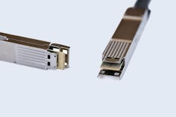 The new Aries SCM is a tiny PCB module that can be placed inside copper cable assemblies.