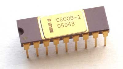 1. Intel&rsquo;s C8008-1 variant packed 3,500 transistors in an 18-pin dual-inline package and maxed out at 800 kHz.