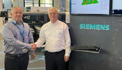 Jeremy Schitter of Siemens Valor (L) and François Erceau of Europlacer (R) Jeremy Schitter of Siemens Valor (L) and François Erceau of Europlacer (R)