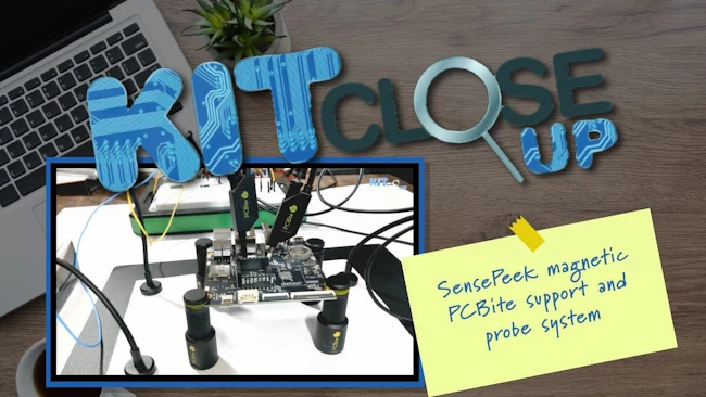 SensePeek&rsquo;s Magnetic PCBite Support and Probe System for Prototyping and Testing