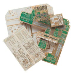 Printed circuit boards can employ a range of technologies and materials.