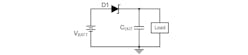 1. A Schottky diode provides reverse-polarity protection by only conducting in the forward direction. 1. A Schottky diode provides reverse-polarity protection by only conducting in the forward direction.