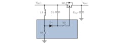 7. An internal boost converter can drive the external N-channel MOSFET with high efficiency.