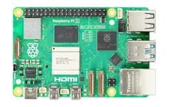 1. The Raspberry Pi 5 features a 2.4-GHz quad-core Arm Cortex-A76 CPU and VideoCore CII GPU along with wired and wireless networking support.
