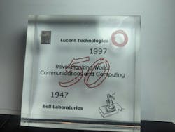 Special award commemorating the 50th anniversary of the invention of the transistor.