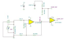 2. A comparator circuit can detect an overcurrent condition. 2. A comparator circuit can detect an overcurrent condition.