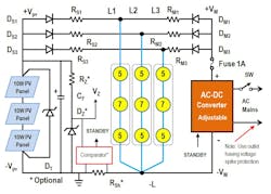 3. The proposed solar lighting system circuit diagram supports the PV-Pushback-Effect. 3. The proposed solar lighting system circuit diagram supports the PV-Pushback-Effect.