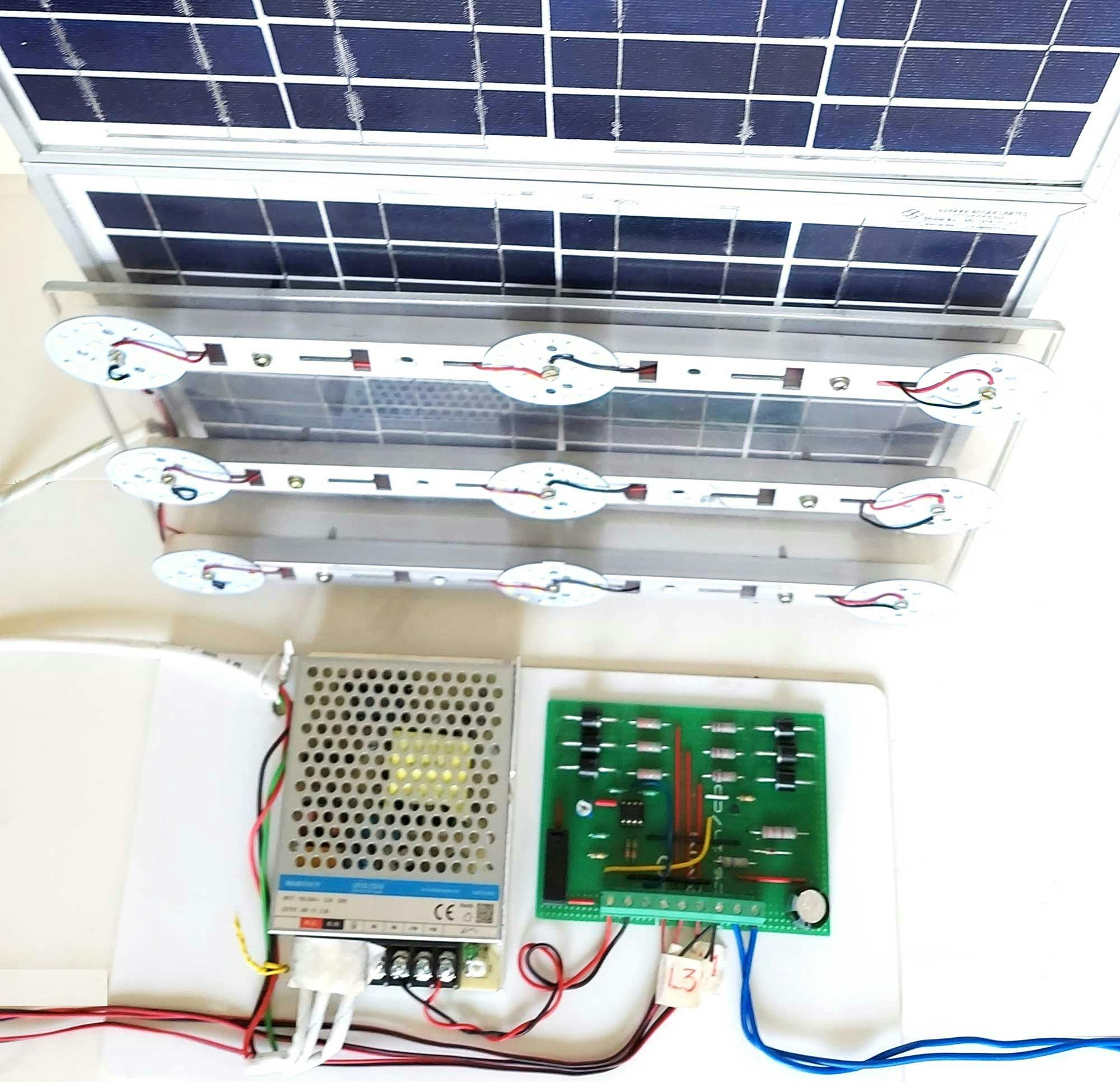 13. This photo shows the complete system.