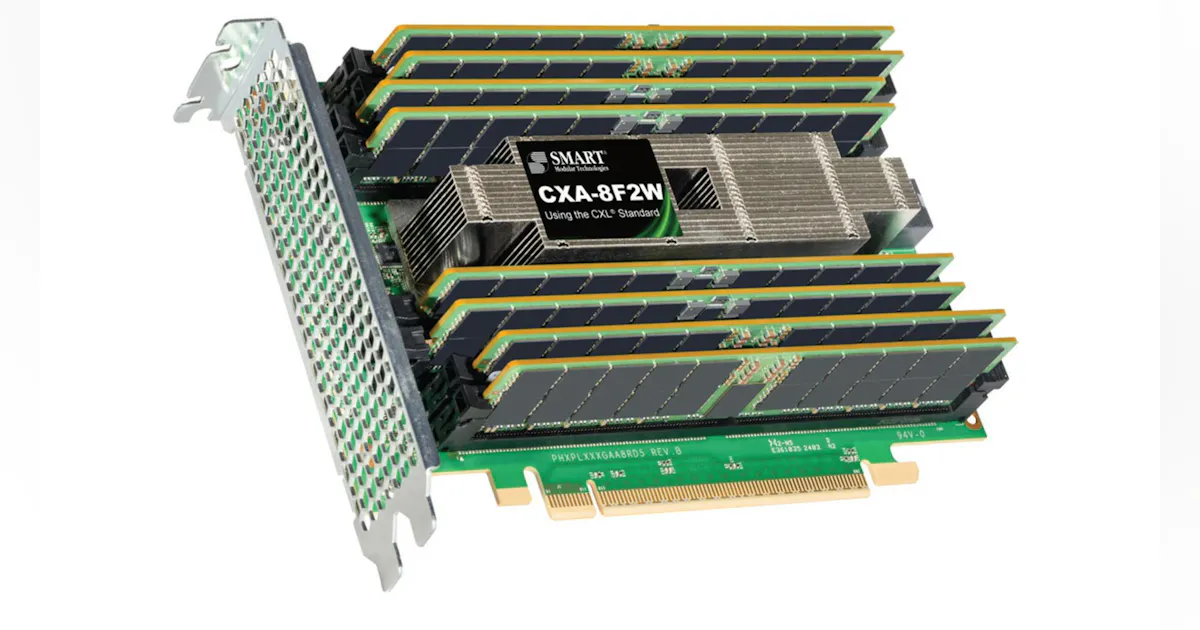 SMART Modular’s CXL-Attached Storage Cards Deliver 4 TB of Shared ...